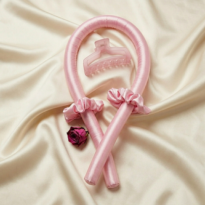 Velour Satin Curl Set