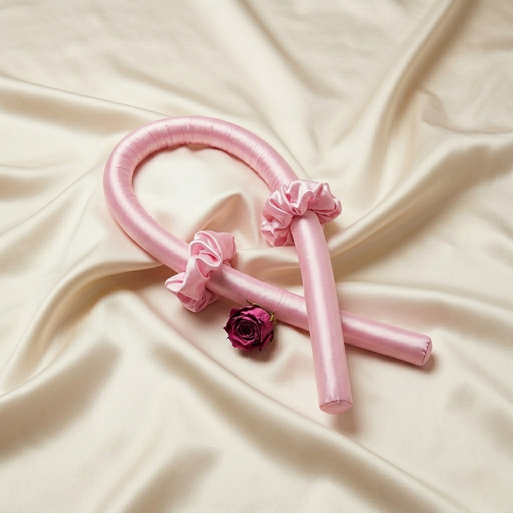 Velour Satin Curl Set