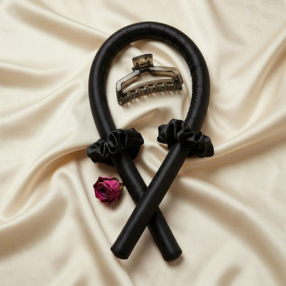 Velour Satin Curl Set