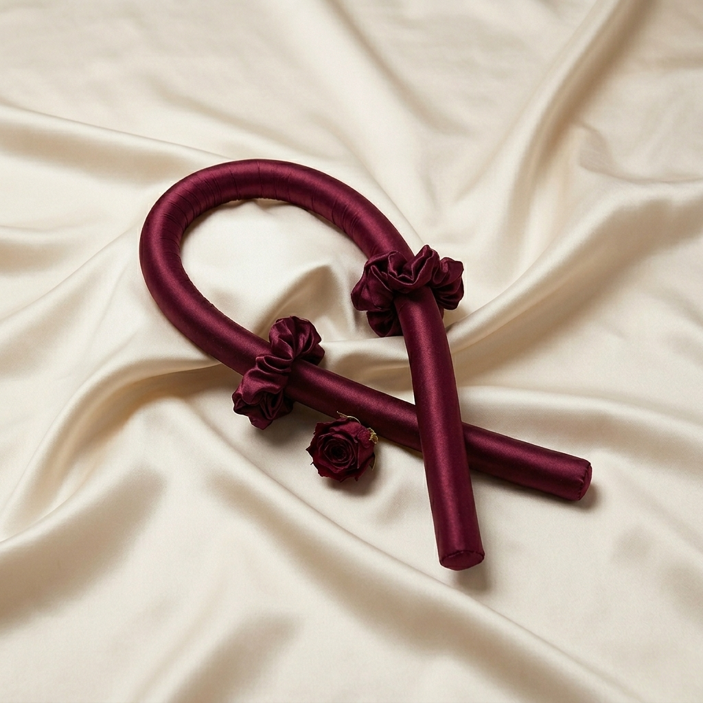 Velour Satin Curl Set