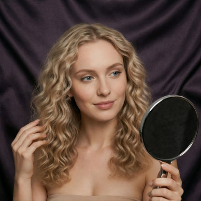 Velour Satin Curl Set