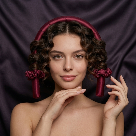 Velour Satin Curl Set